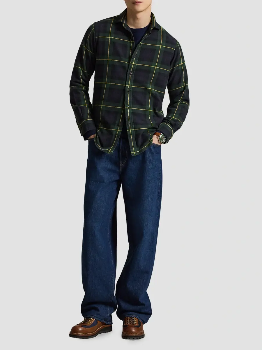 Polo Ralph Lauren Men's Classic-Fit Plaid Flannel Shirt | Thumbnail 2