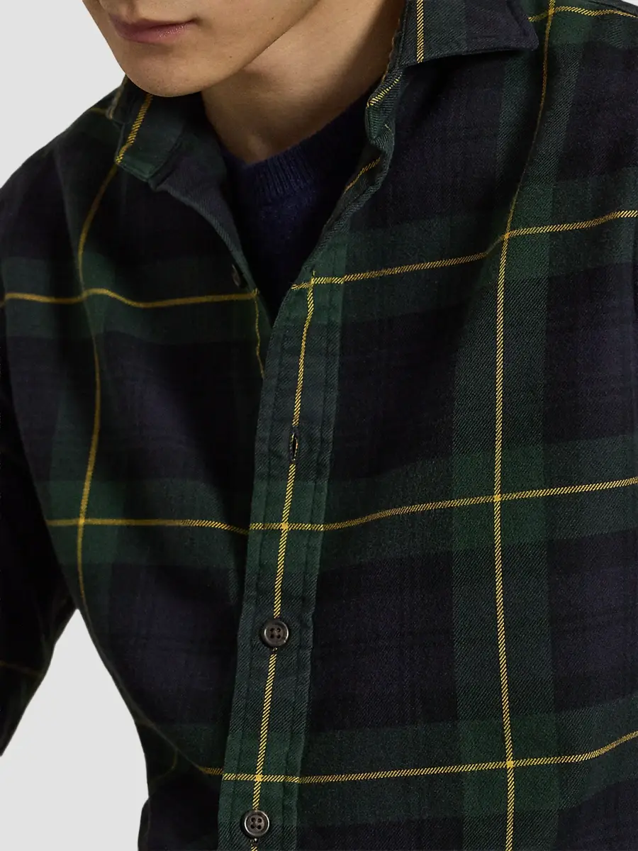 Polo Ralph Lauren Men's Classic-Fit Plaid Flannel Shirt | Thumbnail 6