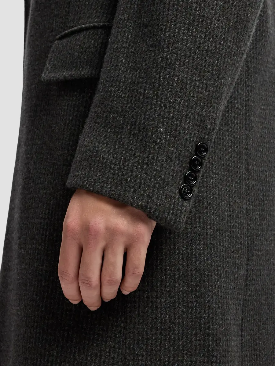 Ralph Lauren Purple Label Men's Glenn Houndstooth Wool-Cashmere Coat | Thumbnail 6 Ralph Lauren Purple Label Men's Glenn Houndstooth Wool-Cashmere Coat | Thumbnail 6
