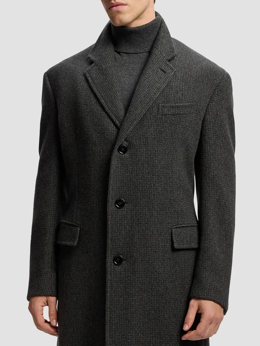 Ralph Lauren Purple Label Men's Glenn Houndstooth Wool-Cashmere Coat | Thumbnail 7 Ralph Lauren Purple Label Men's Glenn Houndstooth Wool-Cashmere Coat | Thumbnail 7