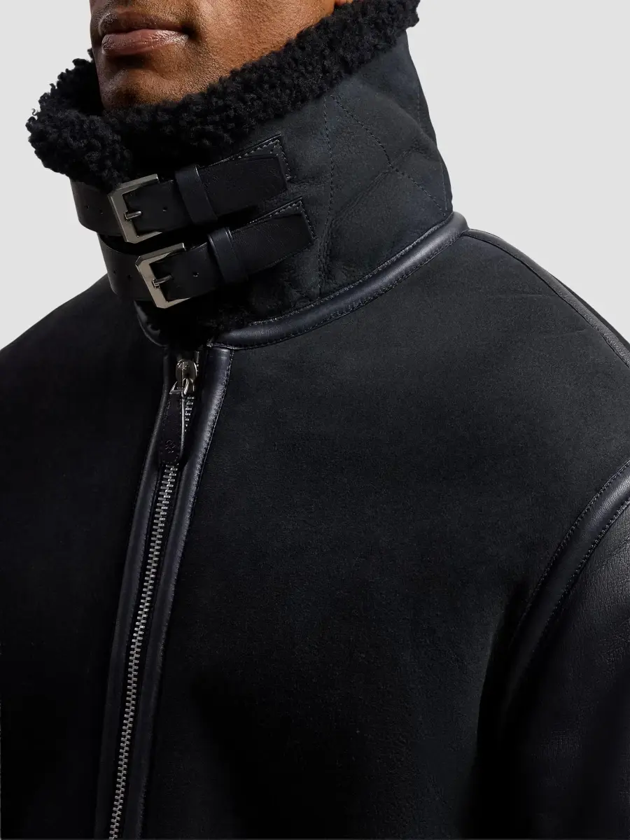 Ralph Lauren Purple Label Men's Lutton Shearling Aviator Jacket | Thumbnail 7 Ralph Lauren Purple Label Men's Lutton Shearling Aviator Jacket | Thumbnail 7