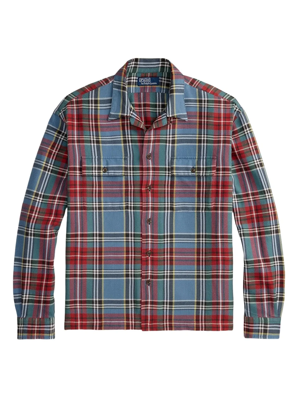 Polo Ralph Lauren Men's Plaid Cotton Flannel Shirt
