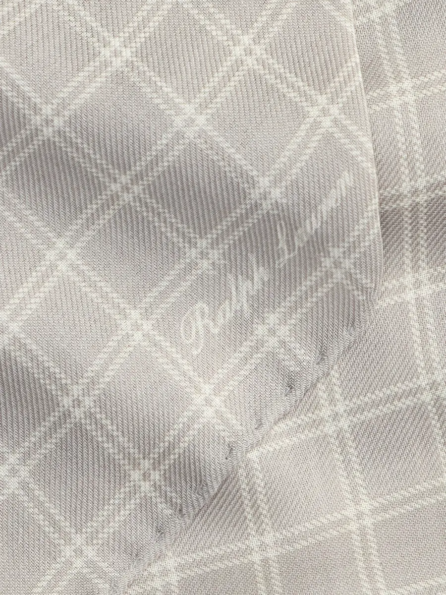 Ralph Lauren Purple Label Men's Windowpane Plaid Cashmere-Silk Neckerchief | Thumbnail 3 Ralph Lauren Purple Label Men's Windowpane Plaid Cashmere-Silk Neckerchief | Thumbnail 3