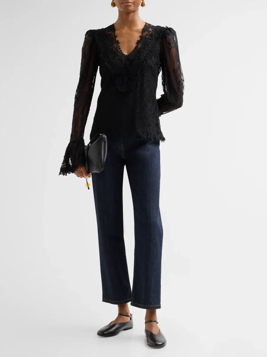 Kobi Halperin Women's Callie Lace Blouse | Thumbnail 2 Kobi Halperin Women's Callie Lace Blouse | Thumbnail 2