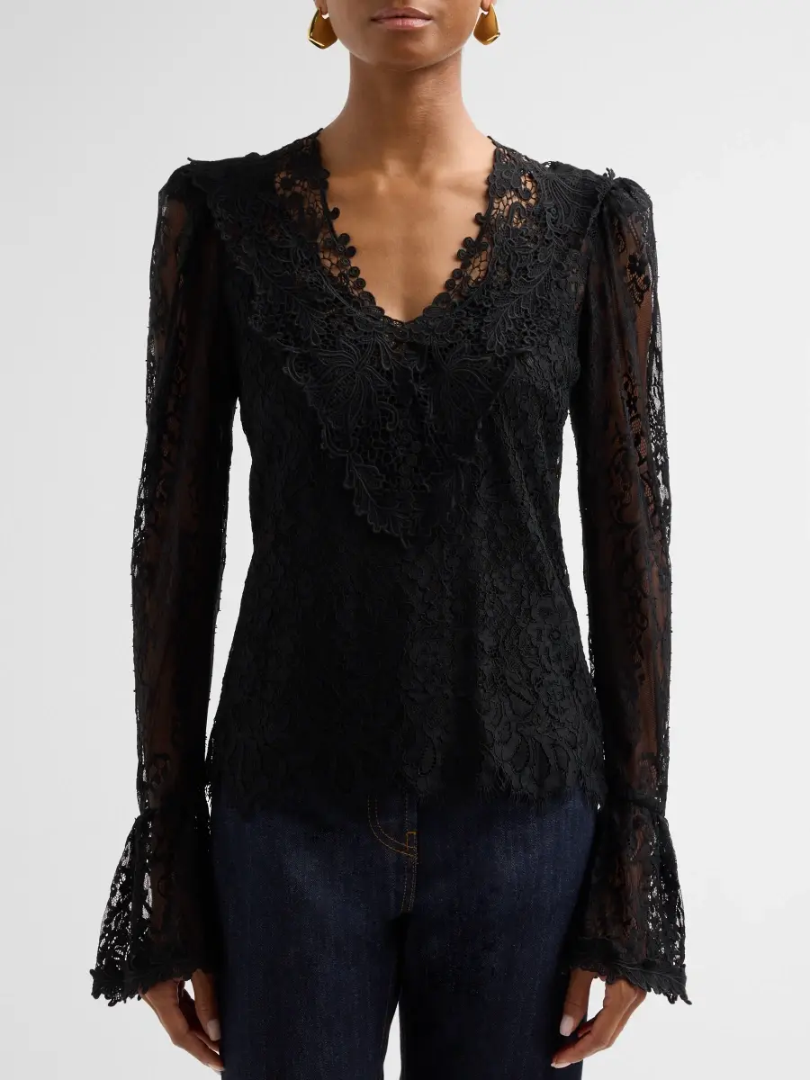 Kobi Halperin Women's Callie Lace Blouse | Thumbnail 5 Kobi Halperin Women's Callie Lace Blouse | Thumbnail 5