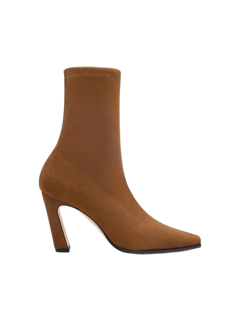 Stuart Weitzman Women's Stassi 85MM Stretch Booties