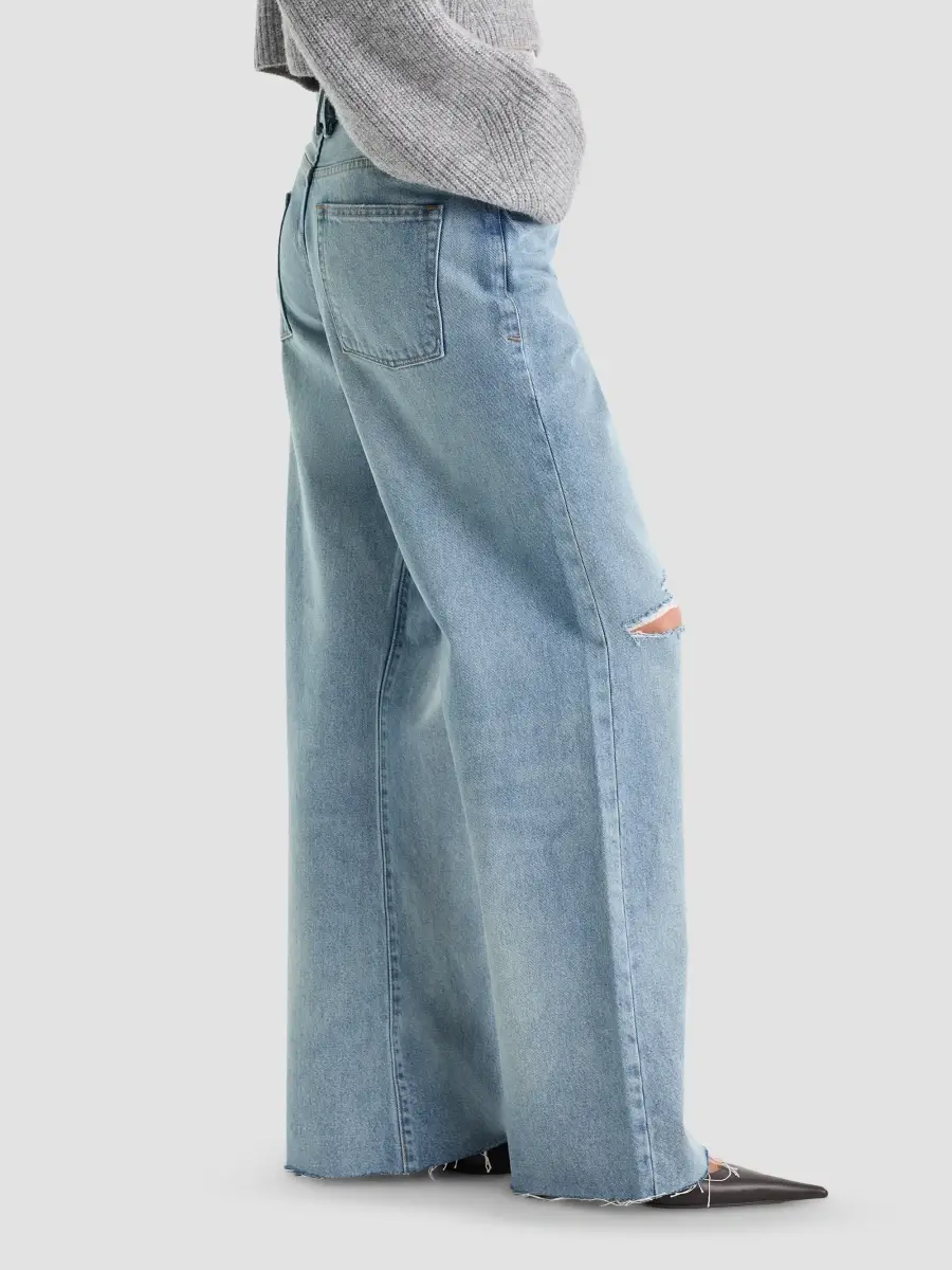 GOOD AMERICAN Women's Vintage Low Slung Baggy Jeans | Thumbnail 7 GOOD AMERICAN Women's Vintage Low Slung Baggy Jeans | Thumbnail 7