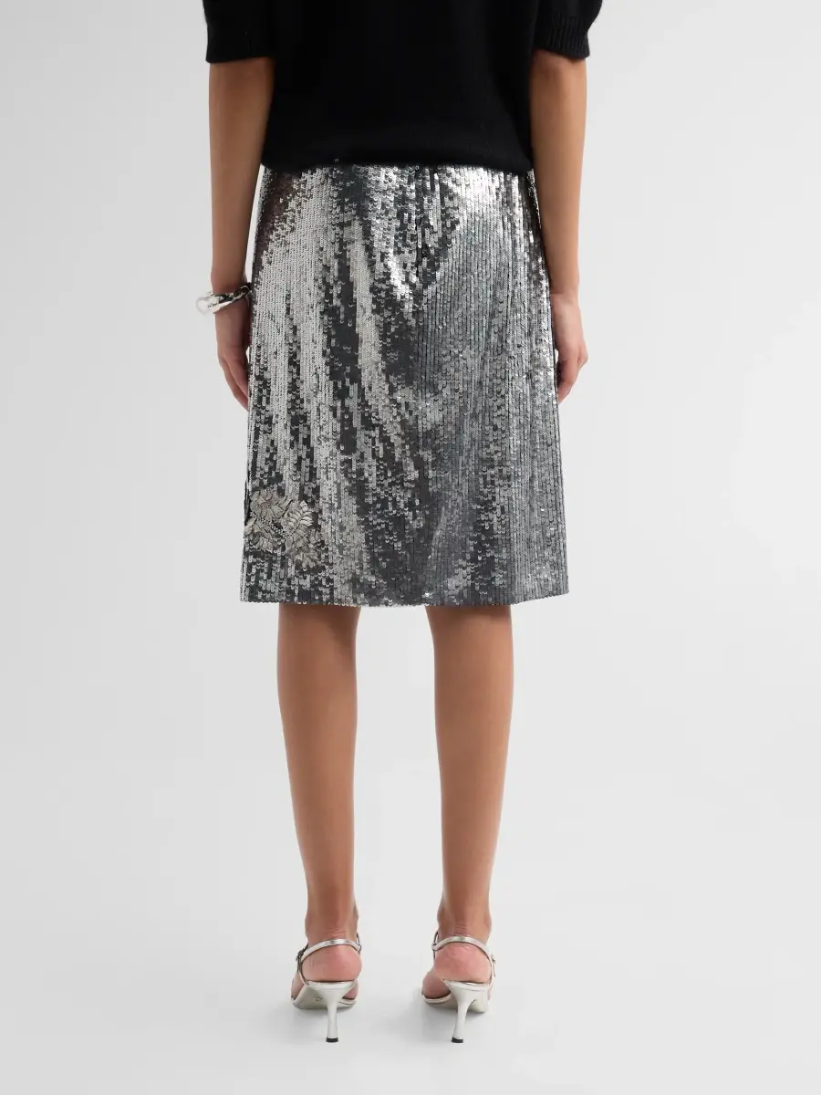 Ungaro Women's Rachel Sequined Knee-Length Skirt | Thumbnail 3 Ungaro Women's Rachel Sequined Knee-Length Skirt | Thumbnail 3
