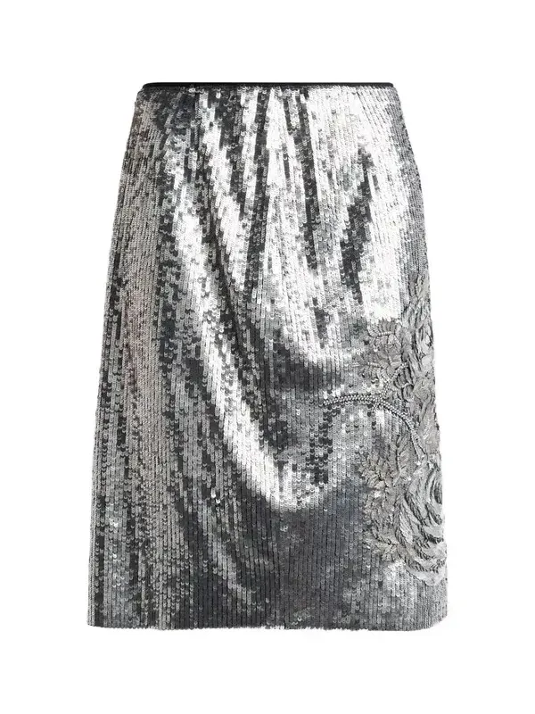 Women's Rachel Sequined Knee-Length Skirt Women's Rachel Sequined Knee-Length Skirt