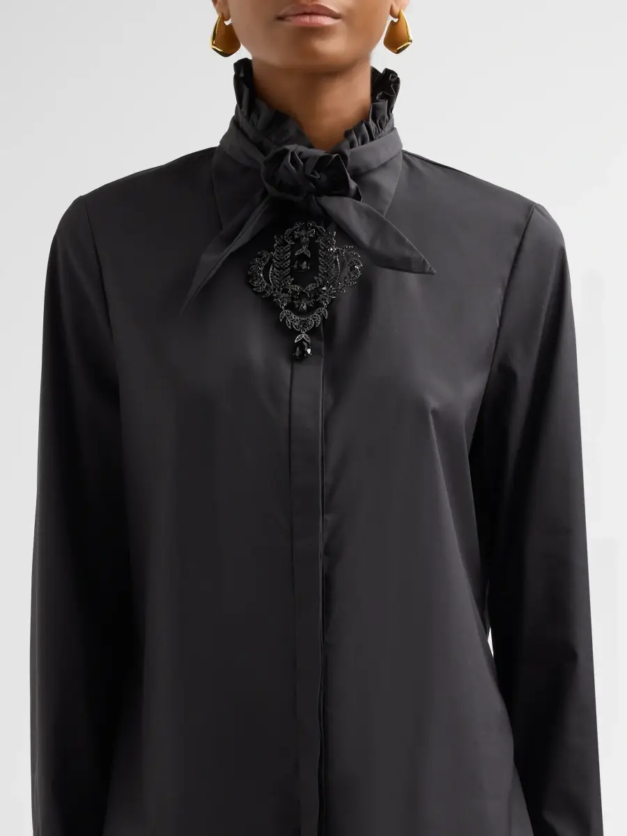 Kobi Halperin Women's Rocco Embellished Tie Blouse | Thumbnail 5 Kobi Halperin Women's Rocco Embellished Tie Blouse | Thumbnail 5