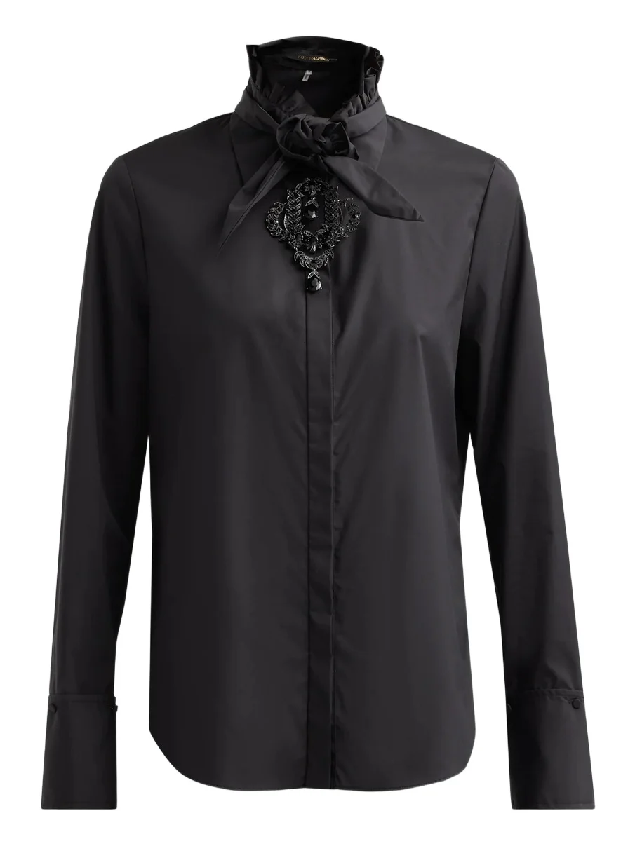 Women's Rocco Embellished Tie Blouse