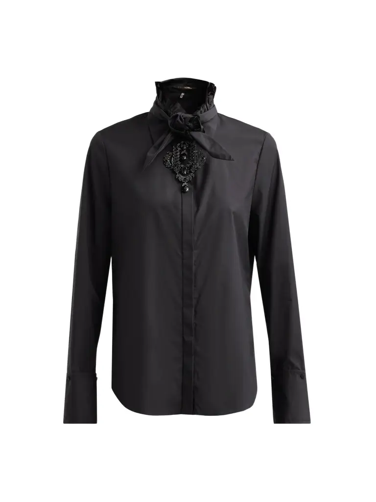 Kobi Halperin Women's Rocco Embellished Tie Blouse