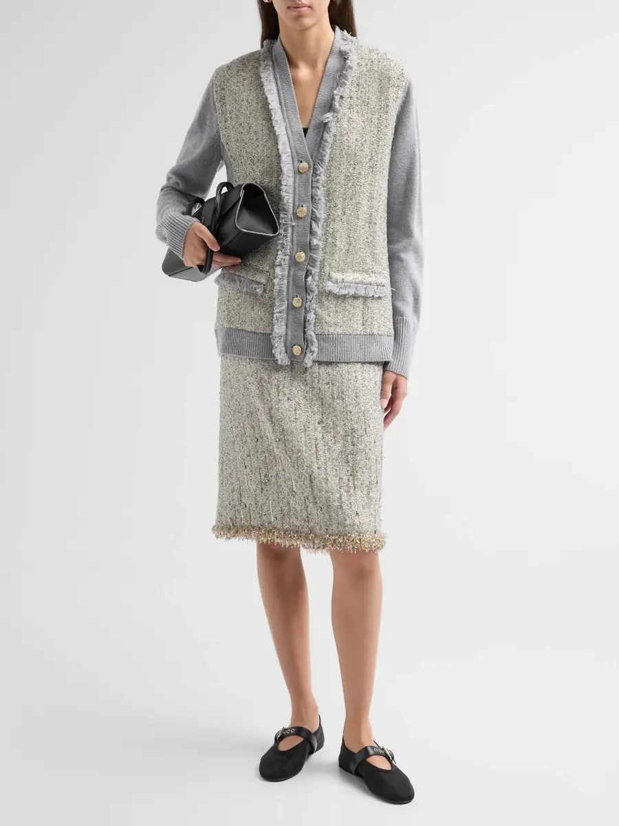 Ungaro Women's Trina Tweed Cardigan | Thumbnail 2 Ungaro Women's Trina Tweed Cardigan | Thumbnail 2