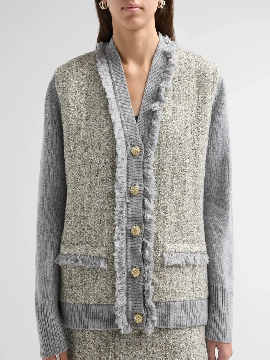 Ungaro Women's Trina Tweed Cardigan | Thumbnail 5 Ungaro Women's Trina Tweed Cardigan | Thumbnail 5