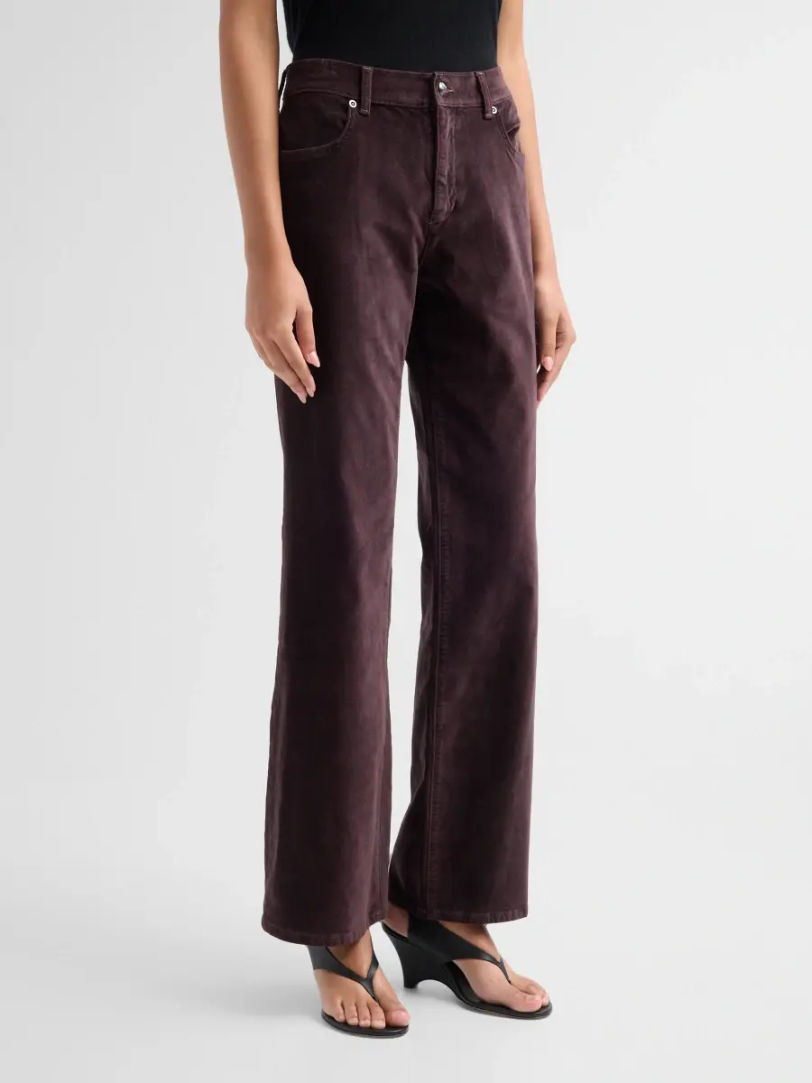 Kobi Halperin Women's Ruby Stretch-Velvet Pants | Thumbnail 4 Kobi Halperin Women's Ruby Stretch-Velvet Pants | Thumbnail 4