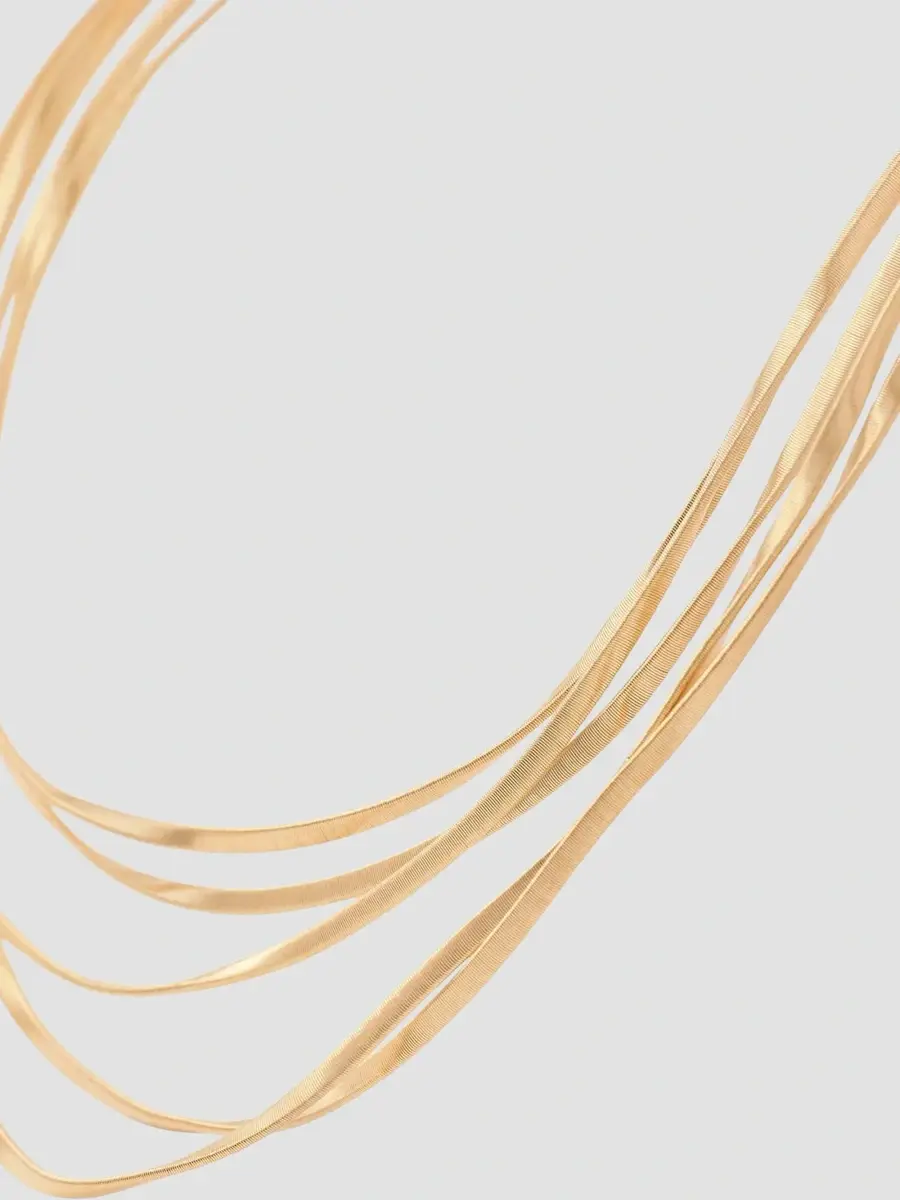 MARCO BICEGO Women's Marrakech 18K Yellow Gold Layered Choker Necklace | Thumbnail 3 MARCO BICEGO Women's Marrakech 18K Yellow Gold Layered Choker Necklace | Thumbnail 3