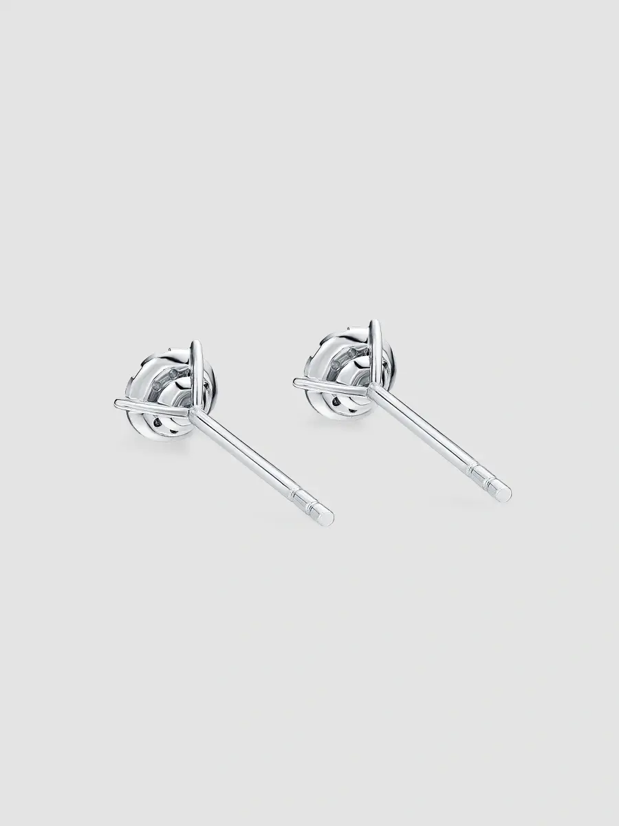 Mémoire Women's Bouquet 18K White Gold & 0.31-0.36 TCW Diamond 3-Prong Stud Earrings | Thumbnail 3 Mémoire Women's Bouquet 18K White Gold & 0.31-0.36 TCW Diamond 3-Prong Stud Earrings | Thumbnail 3