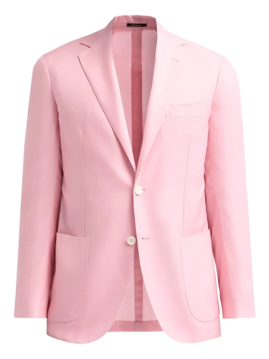 Sartorio Napoli Men's Solid Cashmere-Silk Single-Breasted Sport Coat
