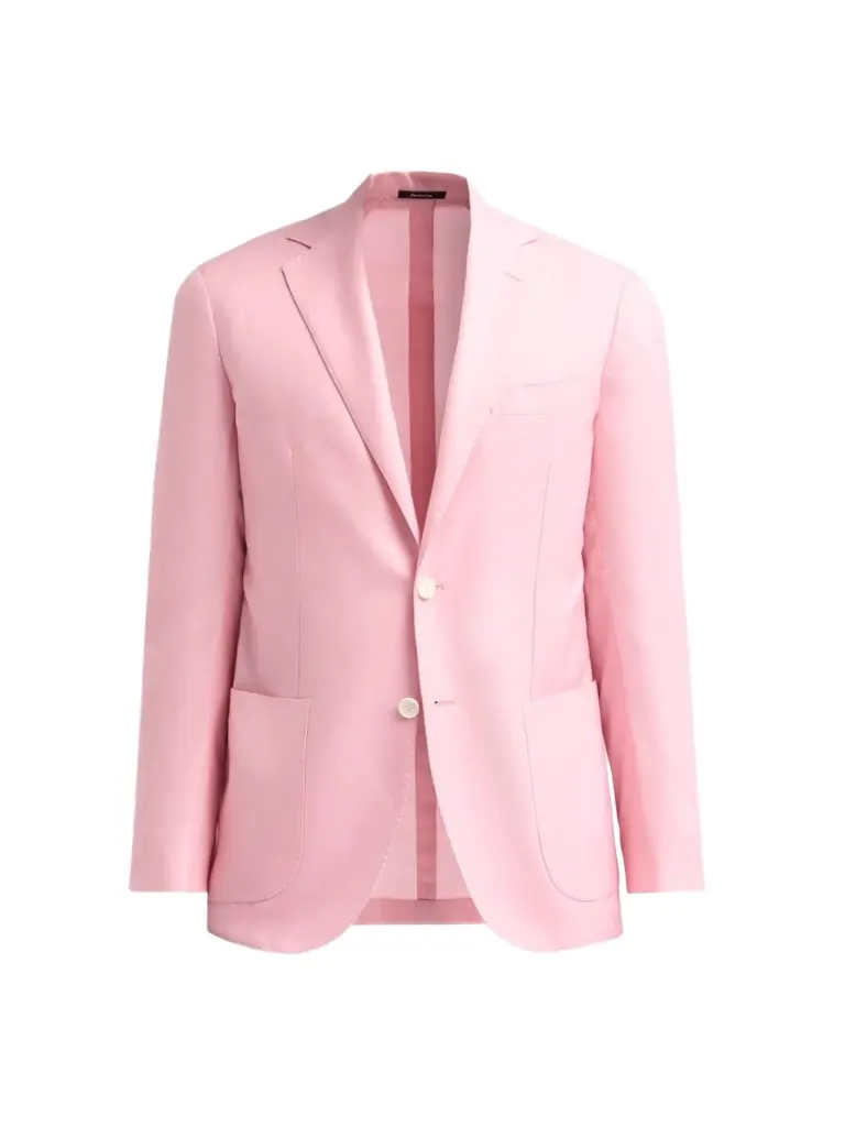 Sartorio Napoli Men's Solid Cashmere-Silk Single-Breasted Sport Coat