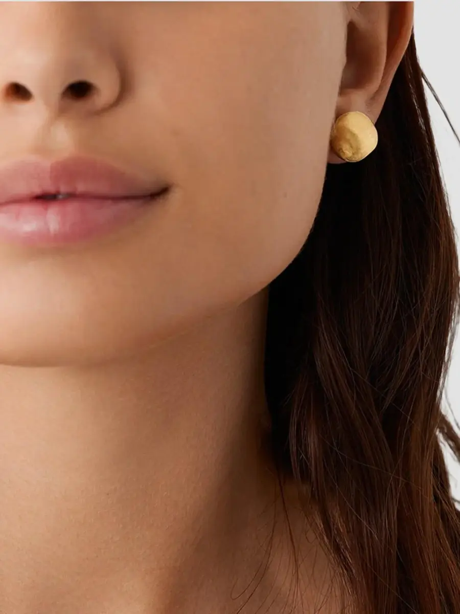 MARCO BICEGO Women's Africa 18K Yellow Gold Stud Earrings | Thumbnail 2