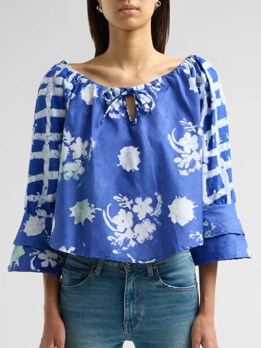 Busayo Women's Ibidun Printed Cotton Top | Thumbnail 5 Busayo Women's Ibidun Printed Cotton Top | Thumbnail 5