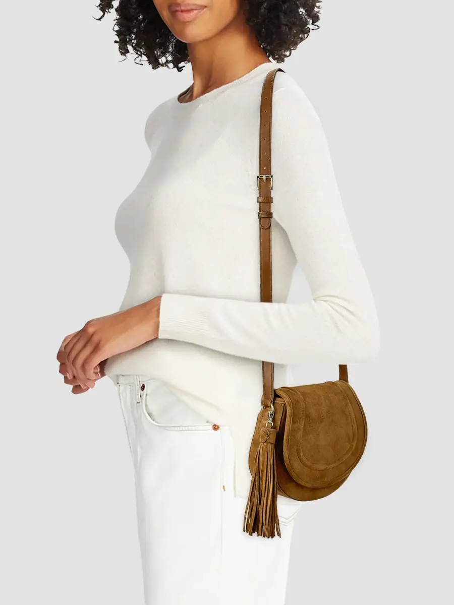 GiGi New York Women's Jenni Suede Saddle Bag | Thumbnail 2