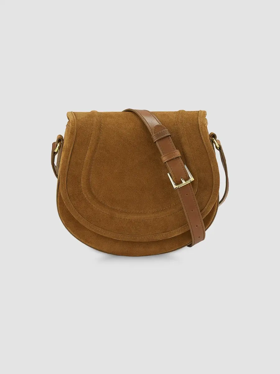 GiGi New York Women's Jenni Suede Saddle Bag | Thumbnail 5