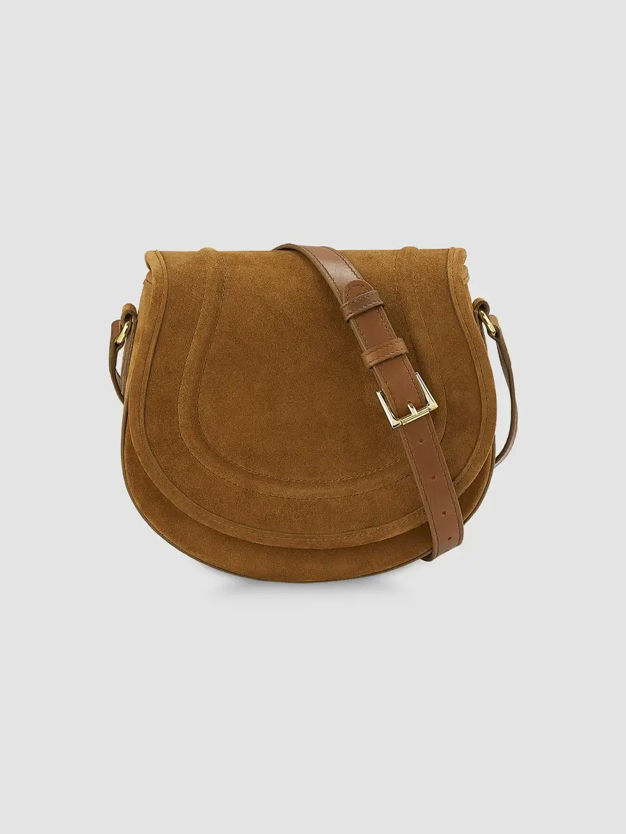 GiGi New York Women's Jenni Suede Saddle Bag | Thumbnail 6