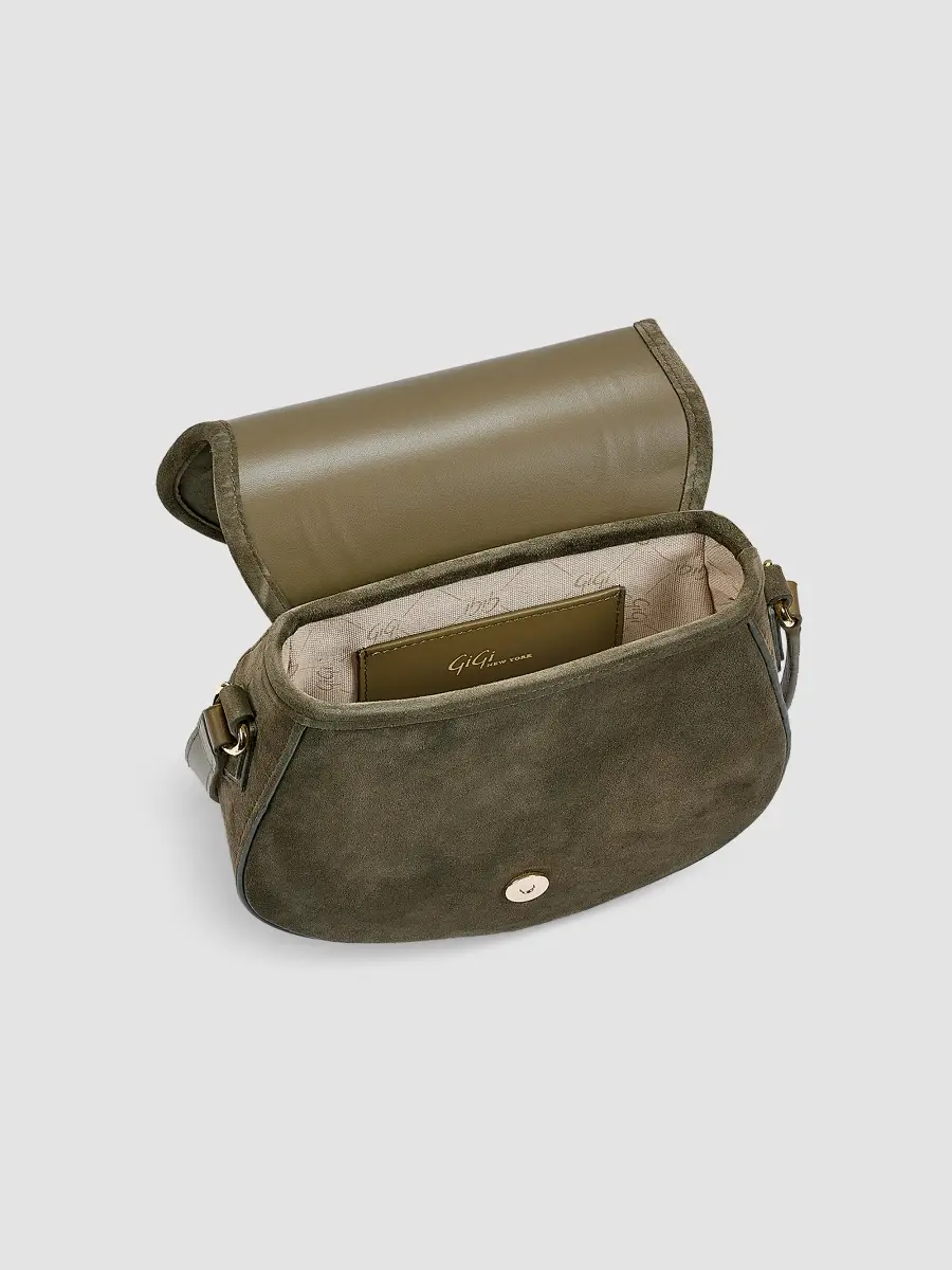 GiGi New York Women's Jenni Suede Saddle Bag | Thumbnail 4 GiGi New York Women's Jenni Suede Saddle Bag | Thumbnail 4