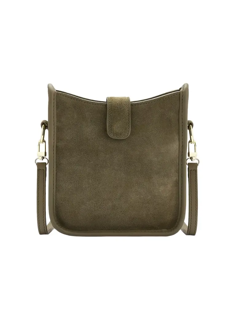 GiGi New York Women's Ellie Suede Crossbody Bag