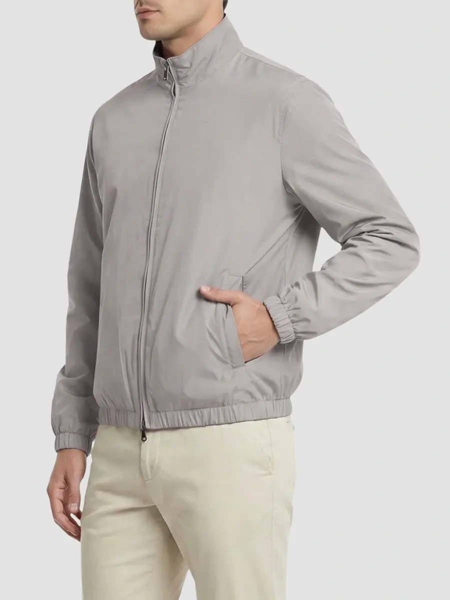 Gorski Men's Classic Reversible Bomber Jacket | Thumbnail 4 Gorski Men's Classic Reversible Bomber Jacket | Thumbnail 4