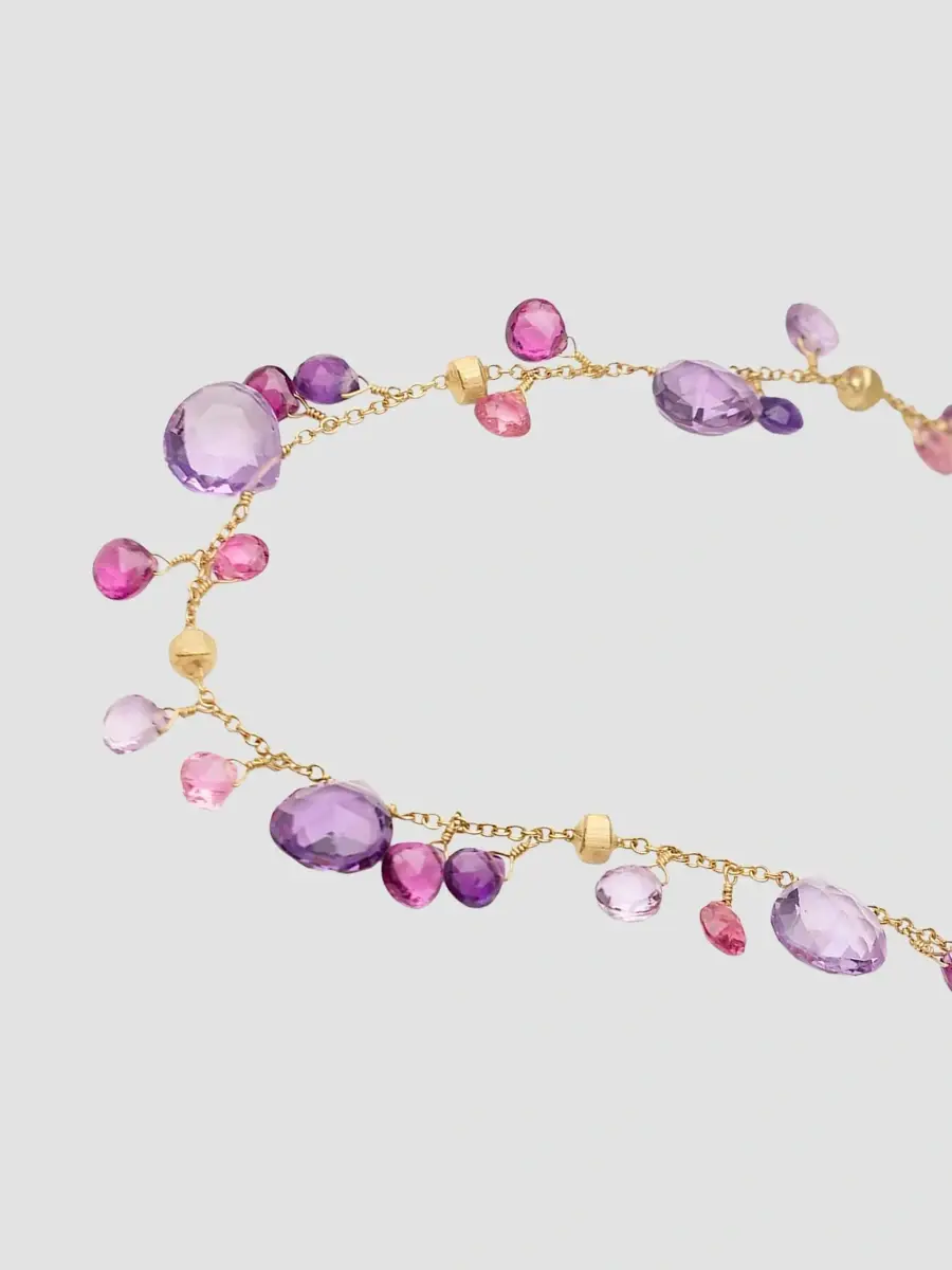 MARCO BICEGO Women's Paradise 18K Yellow Gold, Amethyst & Tourmaline Necklace | Thumbnail 3 MARCO BICEGO Women's Paradise 18K Yellow Gold, Amethyst & Tourmaline Necklace | Thumbnail 3