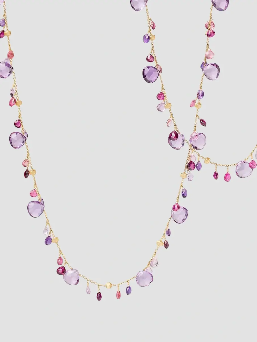 MARCO BICEGO Women's Paradise 18K Yellow Gold, Amethyst & Tourmaline Necklace | Thumbnail 4 MARCO BICEGO Women's Paradise 18K Yellow Gold, Amethyst & Tourmaline Necklace | Thumbnail 4
