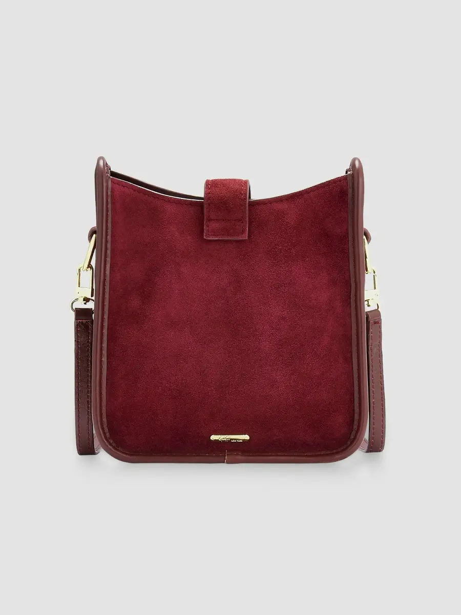 GiGi New York Women's Ellie Suede Crossbody Bag | Thumbnail 3