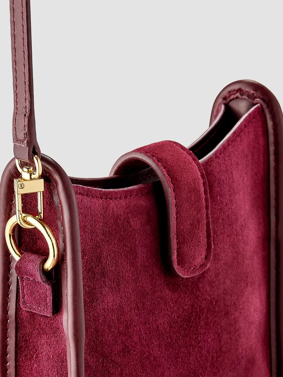 GiGi New York Women's Ellie Suede Crossbody Bag | Thumbnail 4