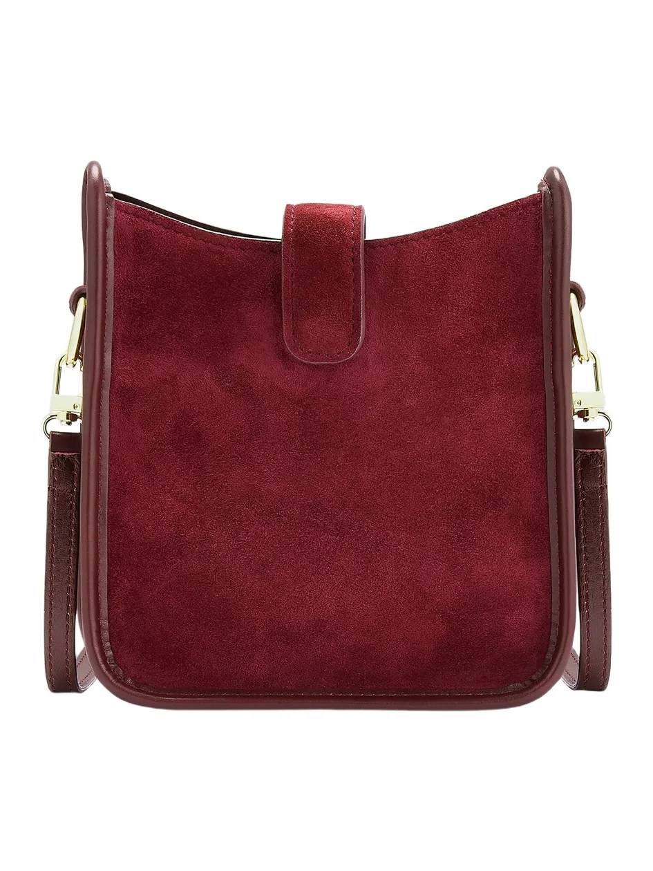 GiGi New York Women's Ellie Suede Crossbody Bag