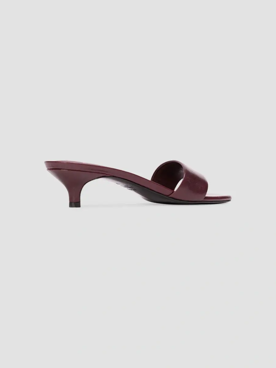 Black Suede Studio Women's Avery 35MM Slip-On Sandals | Thumbnail 4