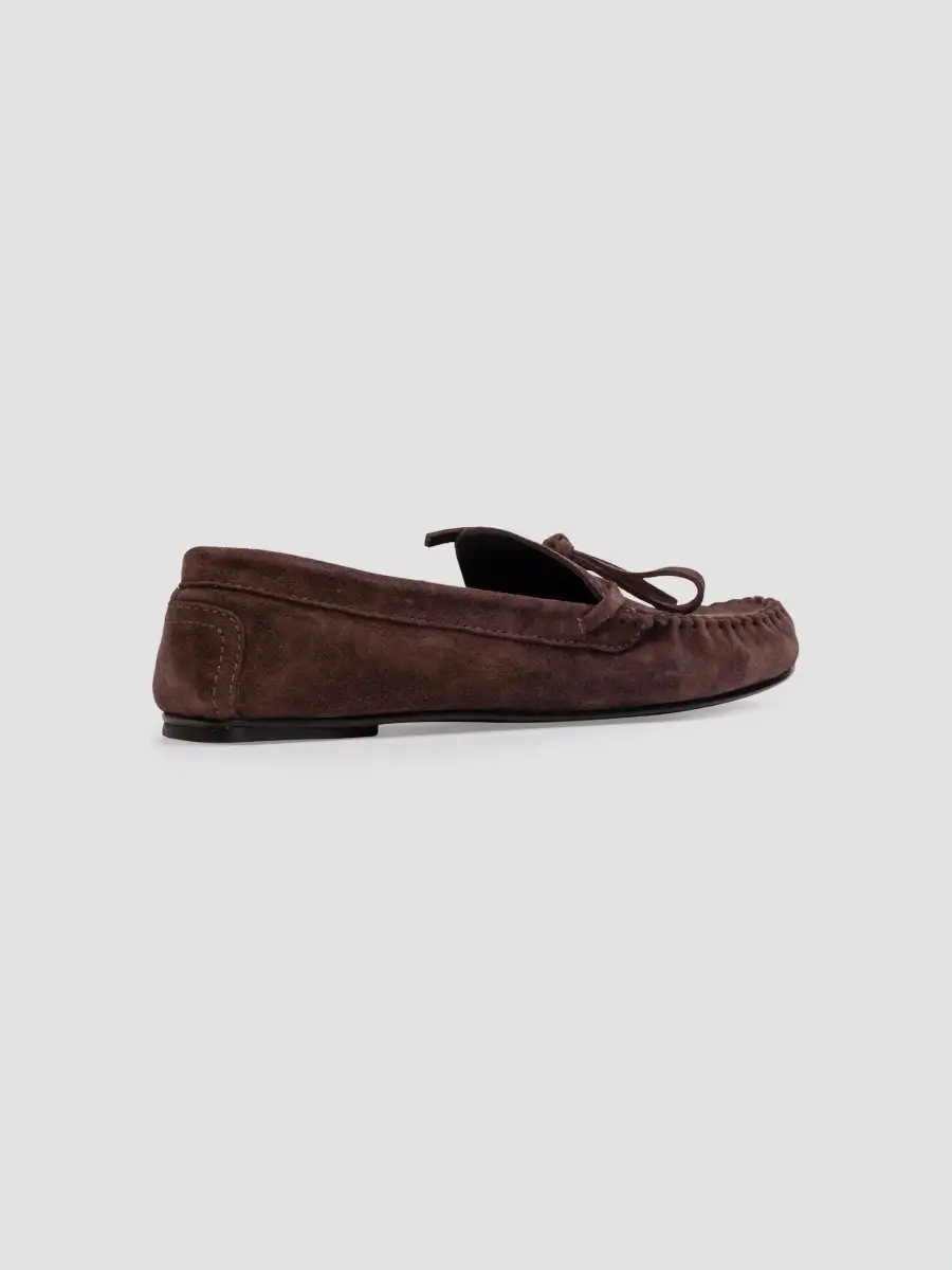 Black Suede Studio Women's Solana Suede Loafers | Thumbnail 3