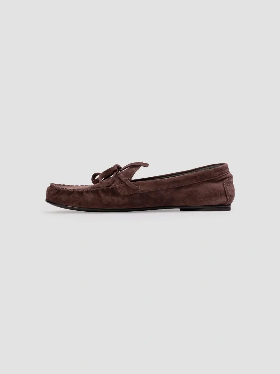 Black Suede Studio Women's Solana Suede Loafers | Thumbnail 4