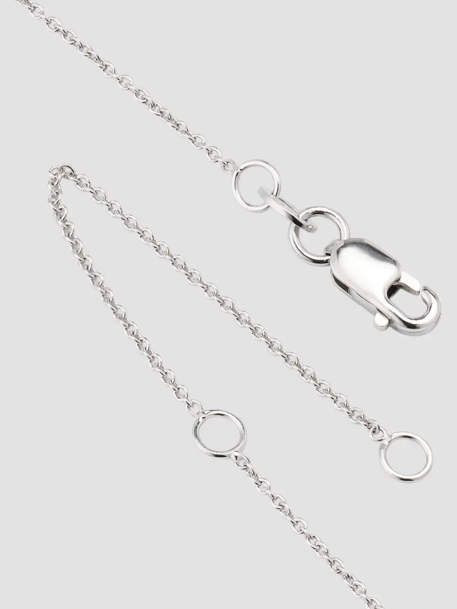 Roberto Coin Women's 18K White Gold & 0.22 TCW Diamond Flip-Flop Pendant Necklace | Thumbnail 4 Roberto Coin Women's 18K White Gold & 0.22 TCW Diamond Flip-Flop Pendant Necklace | Thumbnail 4