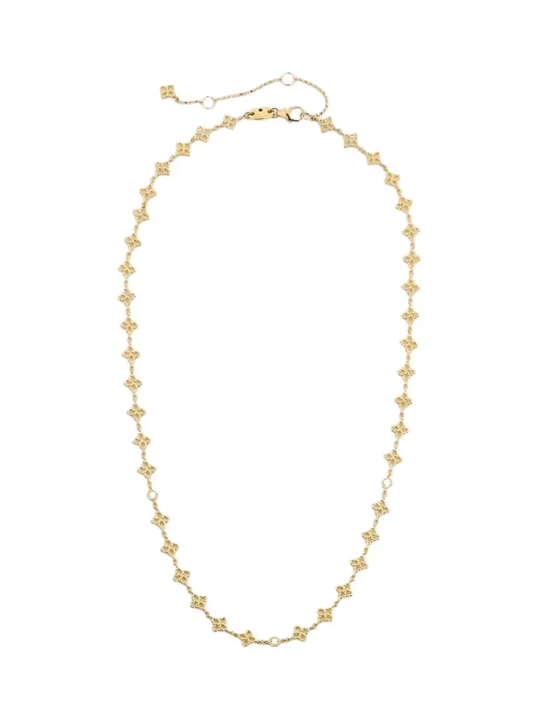 Roberto Coin Women's Principessa 18K Yellow Gold Floral Chain Necklace