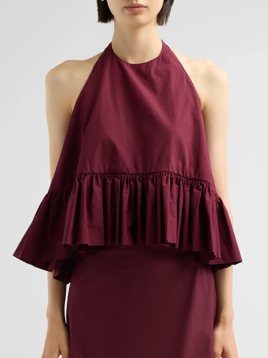 AZEEZA Women's Winston Poplin Halter Top | Thumbnail 5 AZEEZA Women's Winston Poplin Halter Top | Thumbnail 5