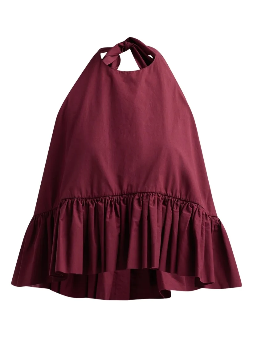 AZEEZA Women's Winston Poplin Halter Top