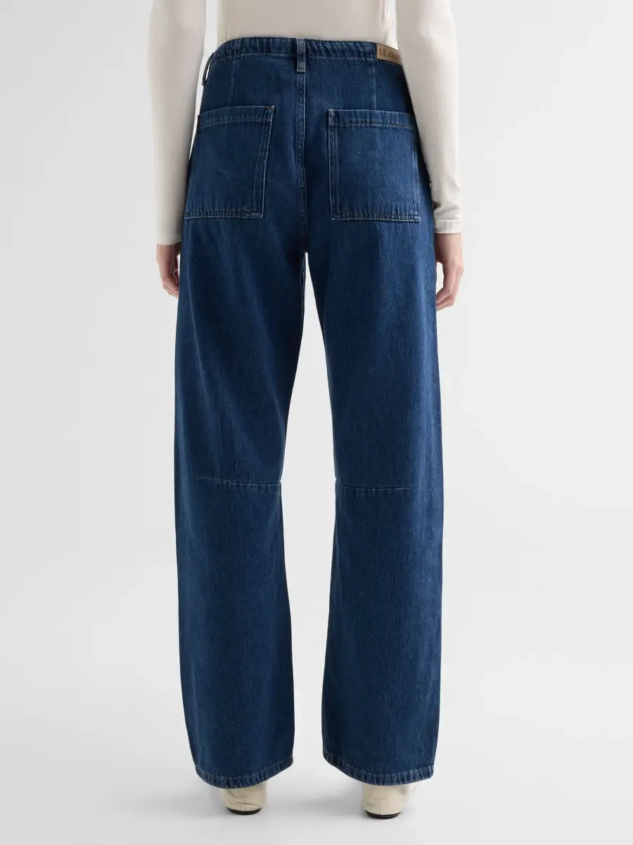Le Jean Women's Utility Mid-Rise Soft Barrel-Leg Jeans | Thumbnail 3 Le Jean Women's Utility Mid-Rise Soft Barrel-Leg Jeans | Thumbnail 3