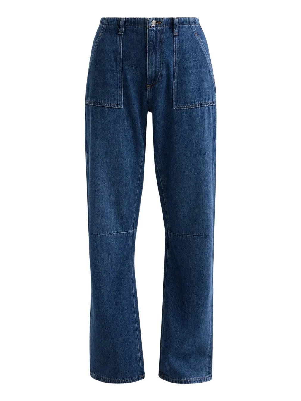 Women's Utility Mid-Rise Soft Barrel-Leg Jeans Women's Utility Mid-Rise Soft Barrel-Leg Jeans