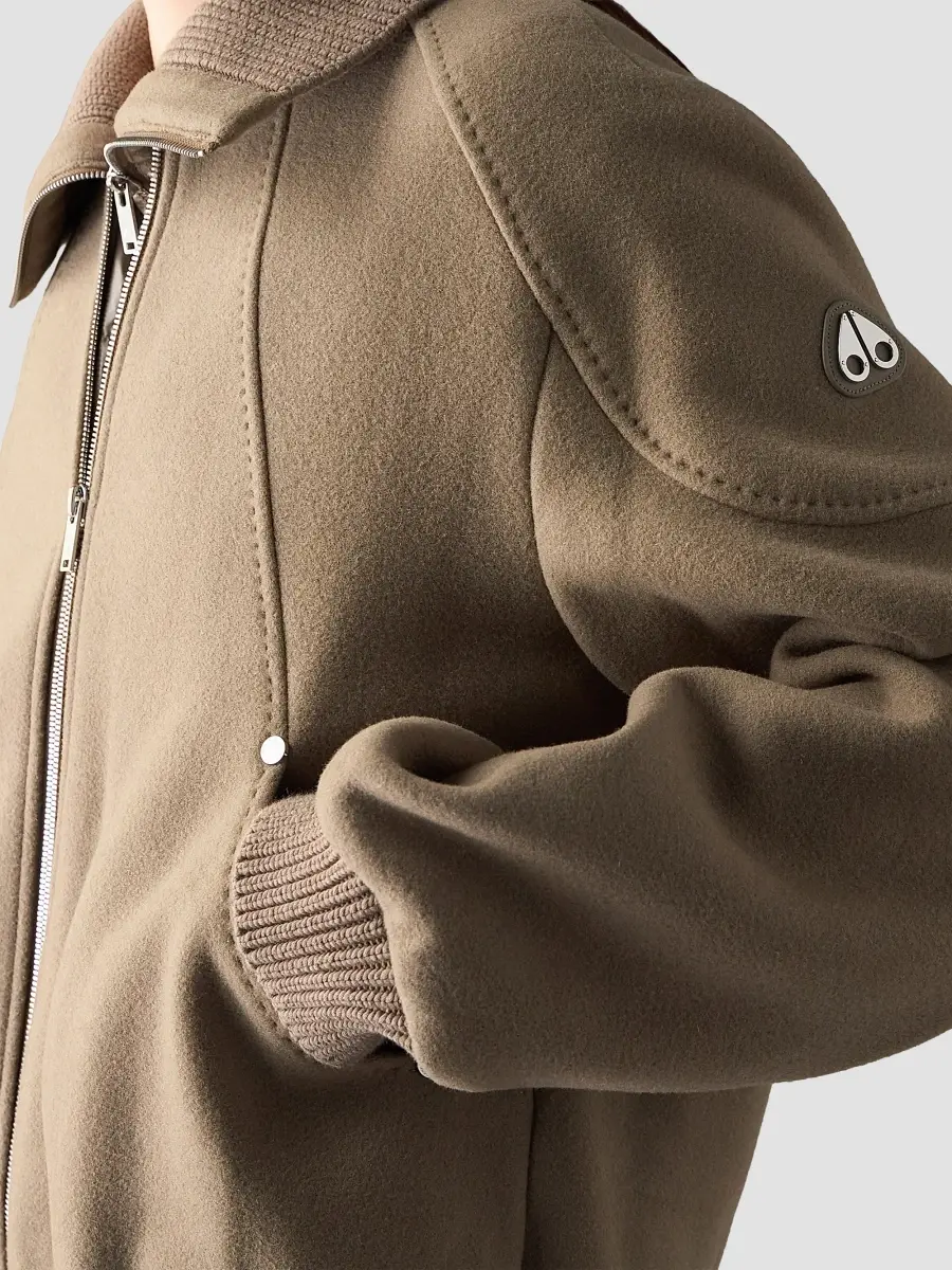 Moose Knuckles Women's Grid 3-In-1 Wool Bomber | Thumbnail 5