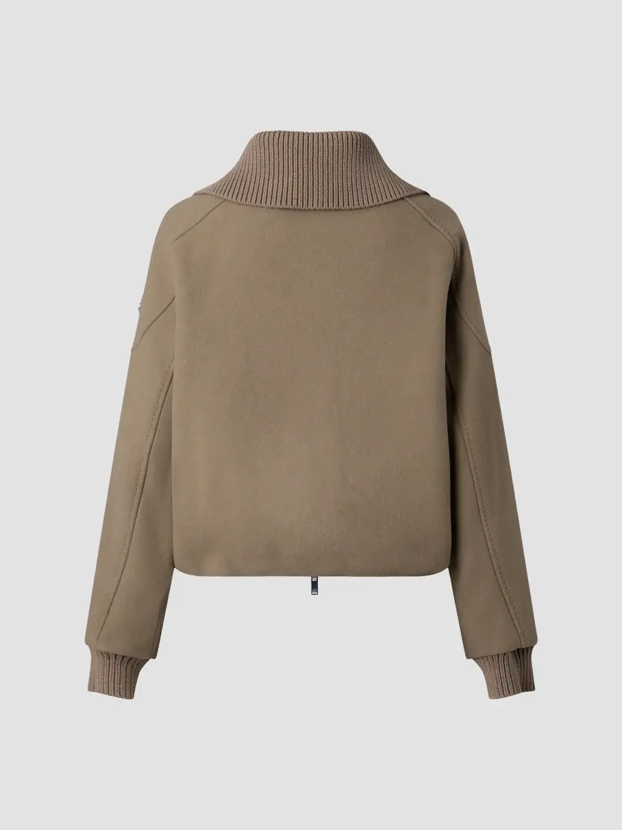 Moose Knuckles Women's Grid 3-In-1 Wool Bomber | Thumbnail 8