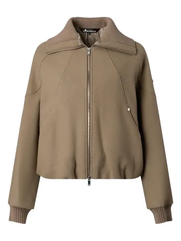 Women's Grid 3-In-1 Wool Bomber Women's Grid 3-In-1 Wool Bomber