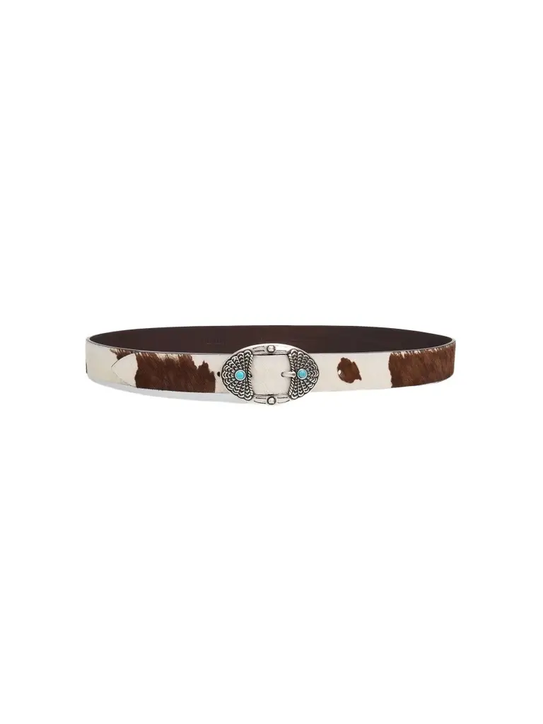 Johnny Was Women's Maculato Calf-Hair Belt