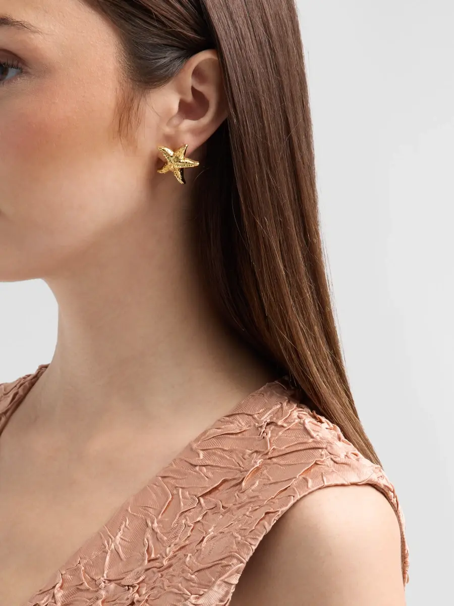 Lele Sadoughi Women's 14K-Gold-Plated Starfish Stud Earrings | Thumbnail 2 Lele Sadoughi Women's 14K-Gold-Plated Starfish Stud Earrings | Thumbnail 2